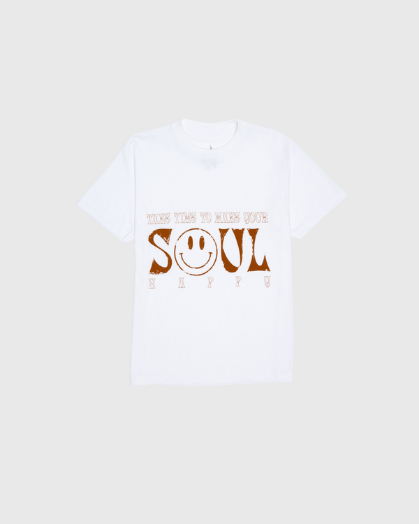 Happy Soul Tee White