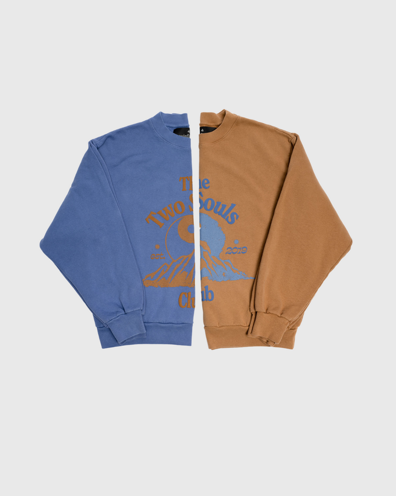 Two Souls Club Sand Crewneck