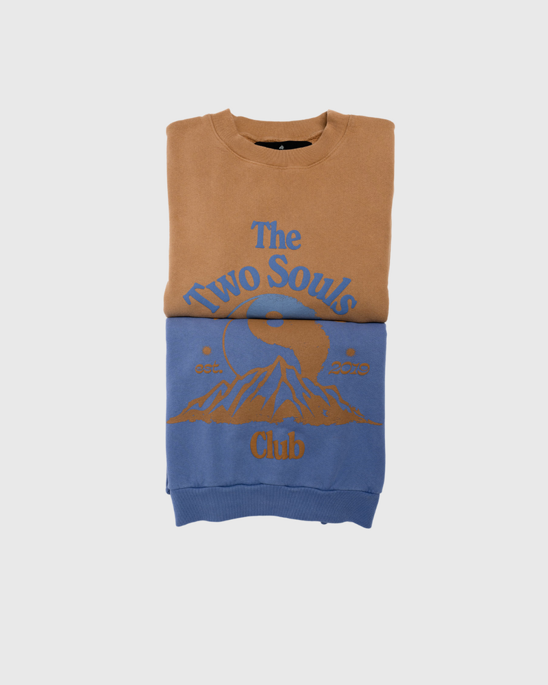 Two Souls Club Sand Crewneck