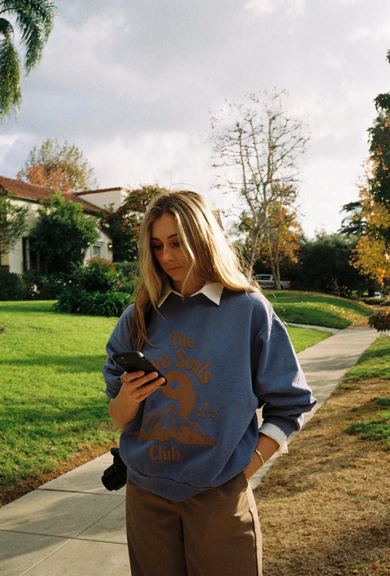 Two Souls Club Amethyst Crewneck