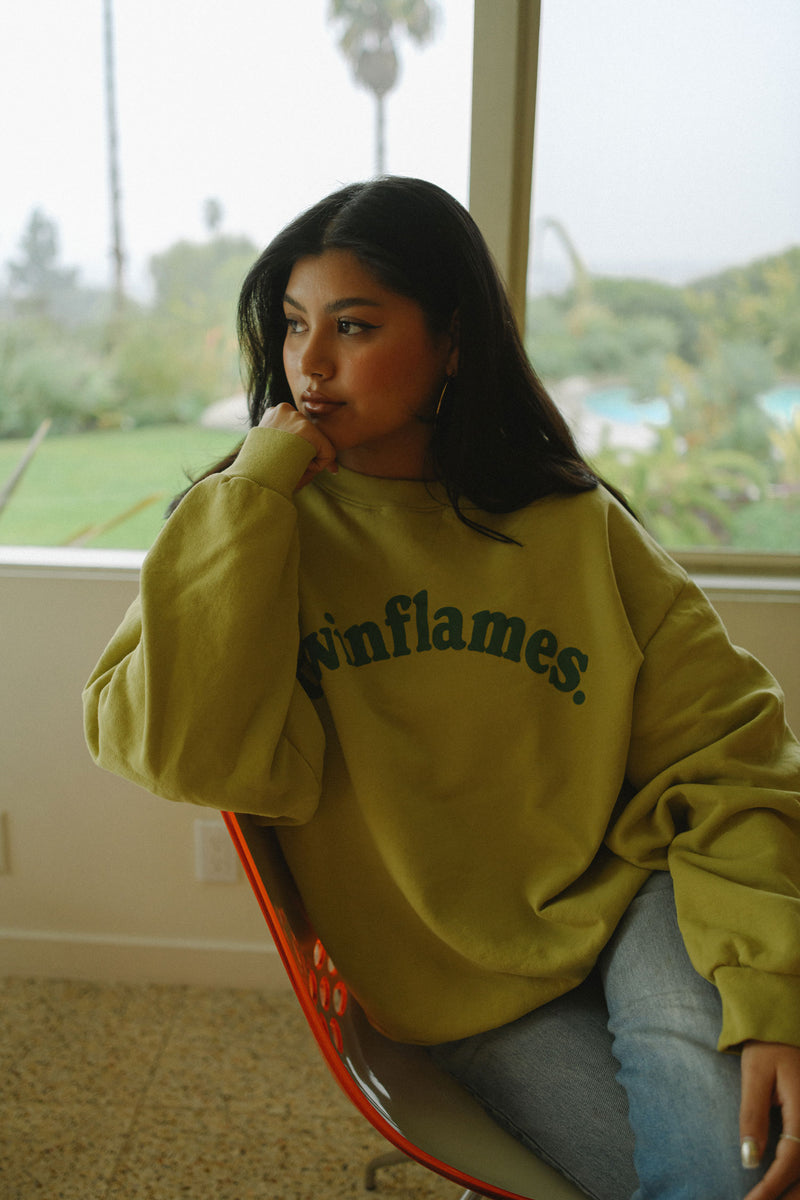 Chromatic Olive Crewneck